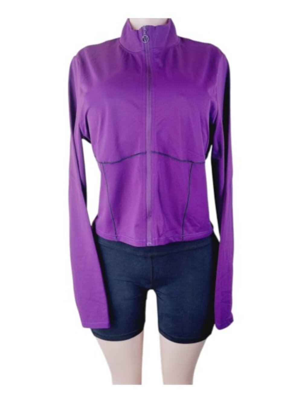 PINK Victoria's Secret Women's Purple Knockout Slim Performance Jacket Size XL